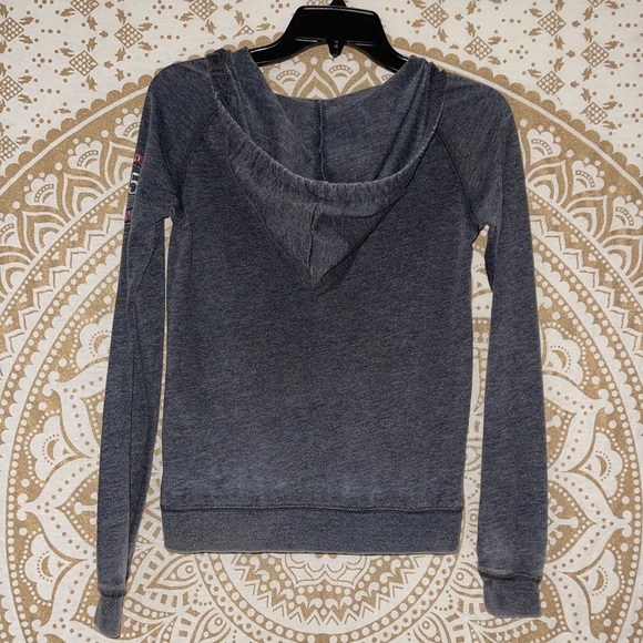 DISNEY LADIES MICKEY DISNEYLAND RESORT LONG SLEEVE HOODIE WITH POCKETS, SIZE XS - Picture 3 of 7